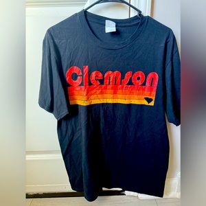 Black Clemson T Shirt Sz. L